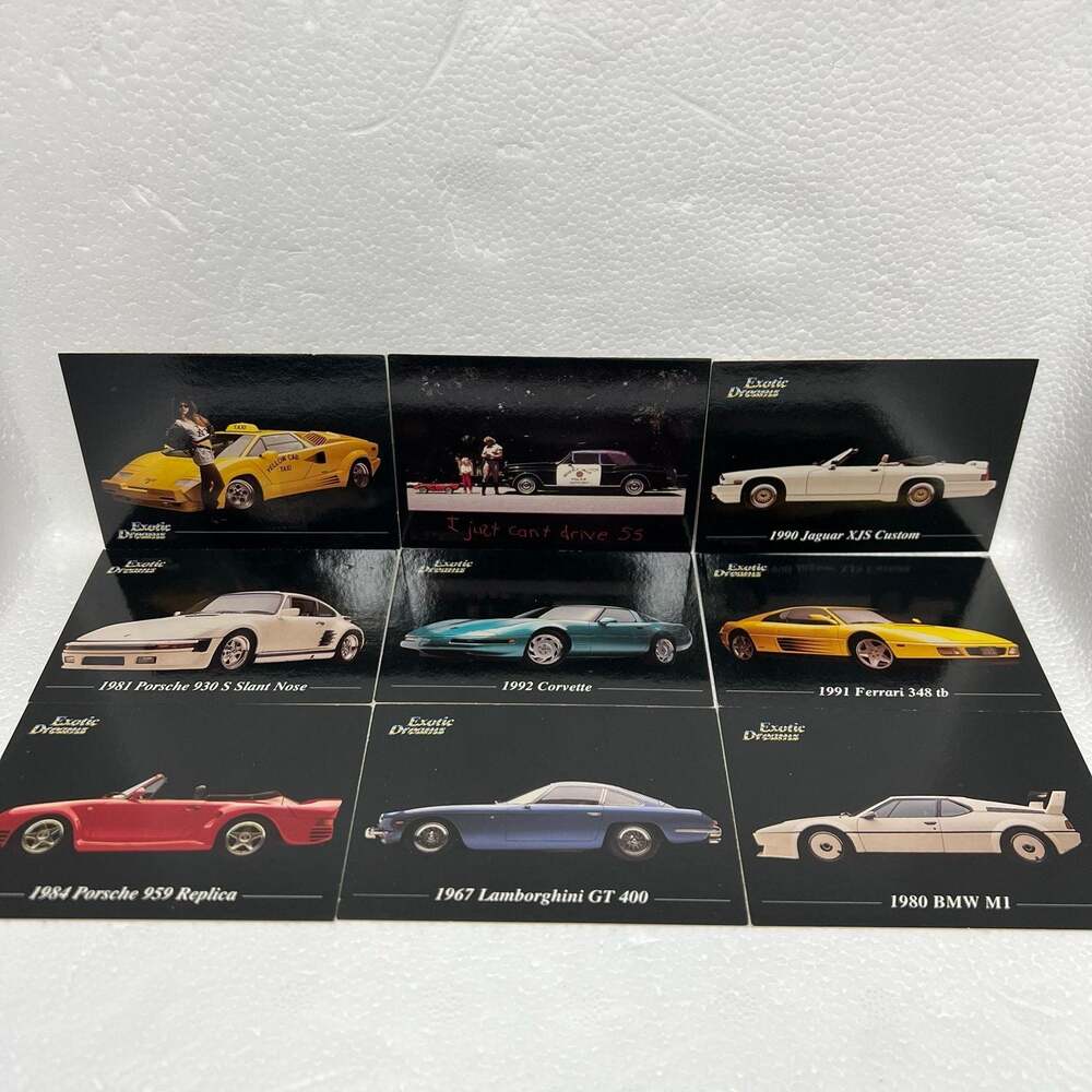 1992 All Sports Marketing - Exotic Dreams Tcg/Ccg | Luxury Sport Cars LOT OF 23